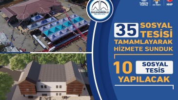 DULKADİROĞLU’NA YENİ SOSYAL TESİS