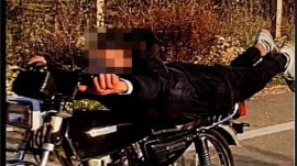 TEHLİKELİ MOTOSİKLET SÜRÜCÜSÜNE 19 BİN LİRA CEZA
